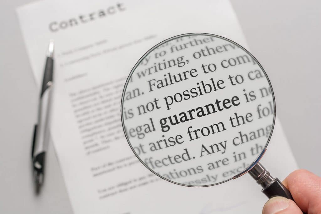 Exclusion clauses in commercial contracts